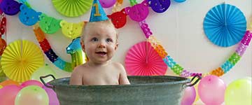 Hiep hiep hoera -  jouw eerste verjaardag in het klein | KindjeKlein